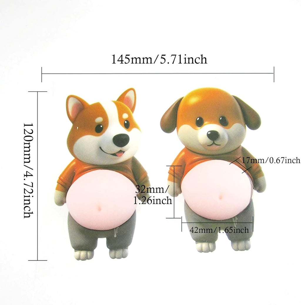 Anti-Collision Dog Belly Stickers-3D