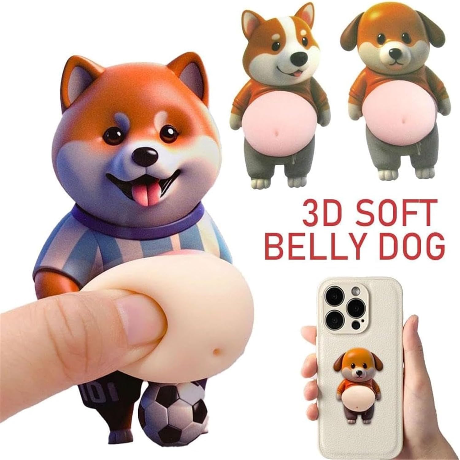 Anti-Collision Dog Belly Stickers-3D