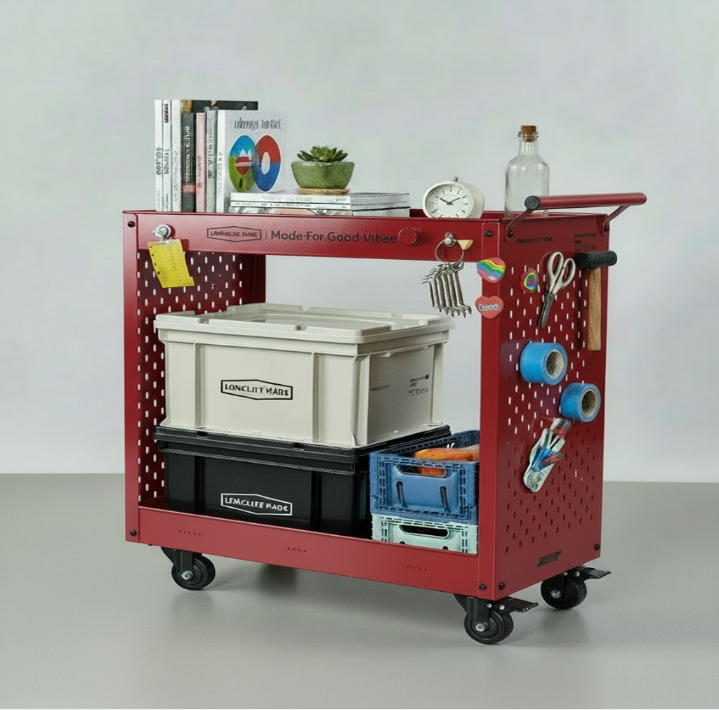 Pegboard Utility Cart