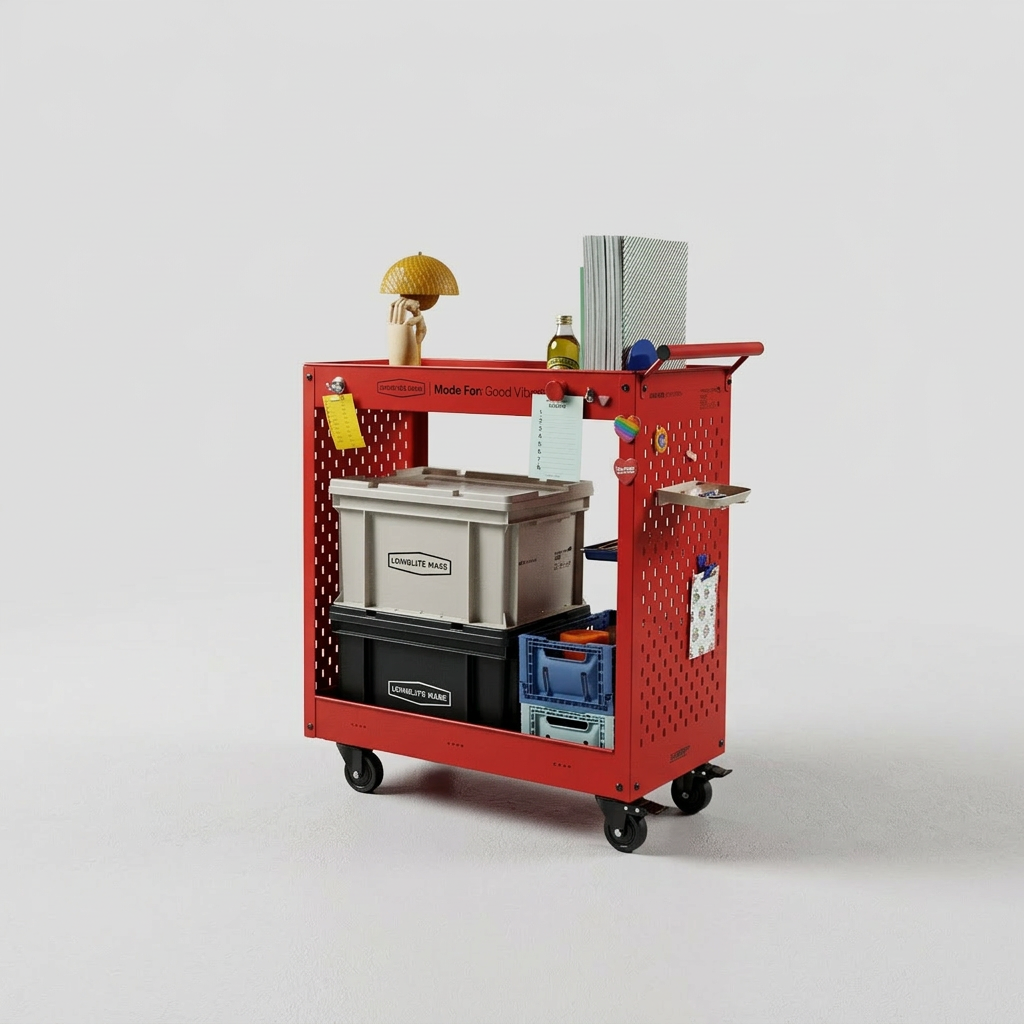 Pegboard Utility Cart