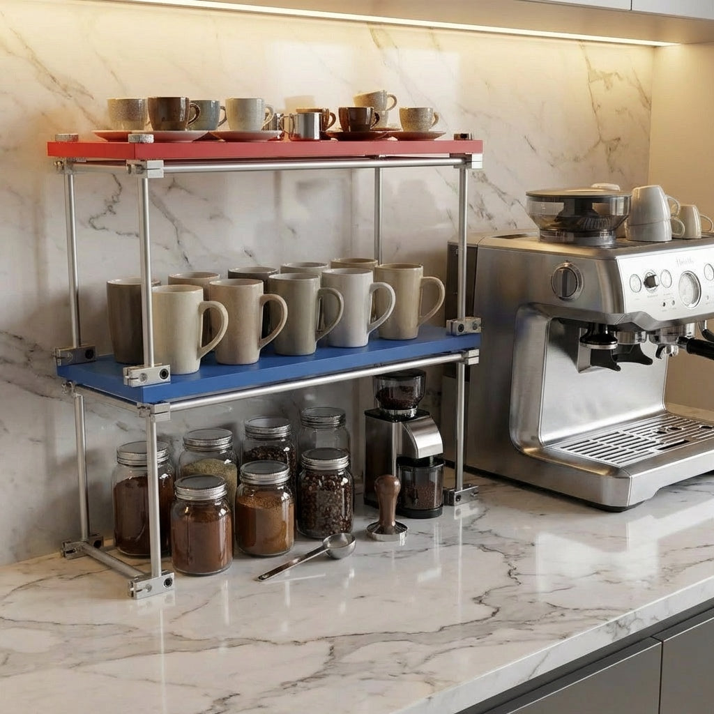 YurtSpace Espresso Bar Rack II