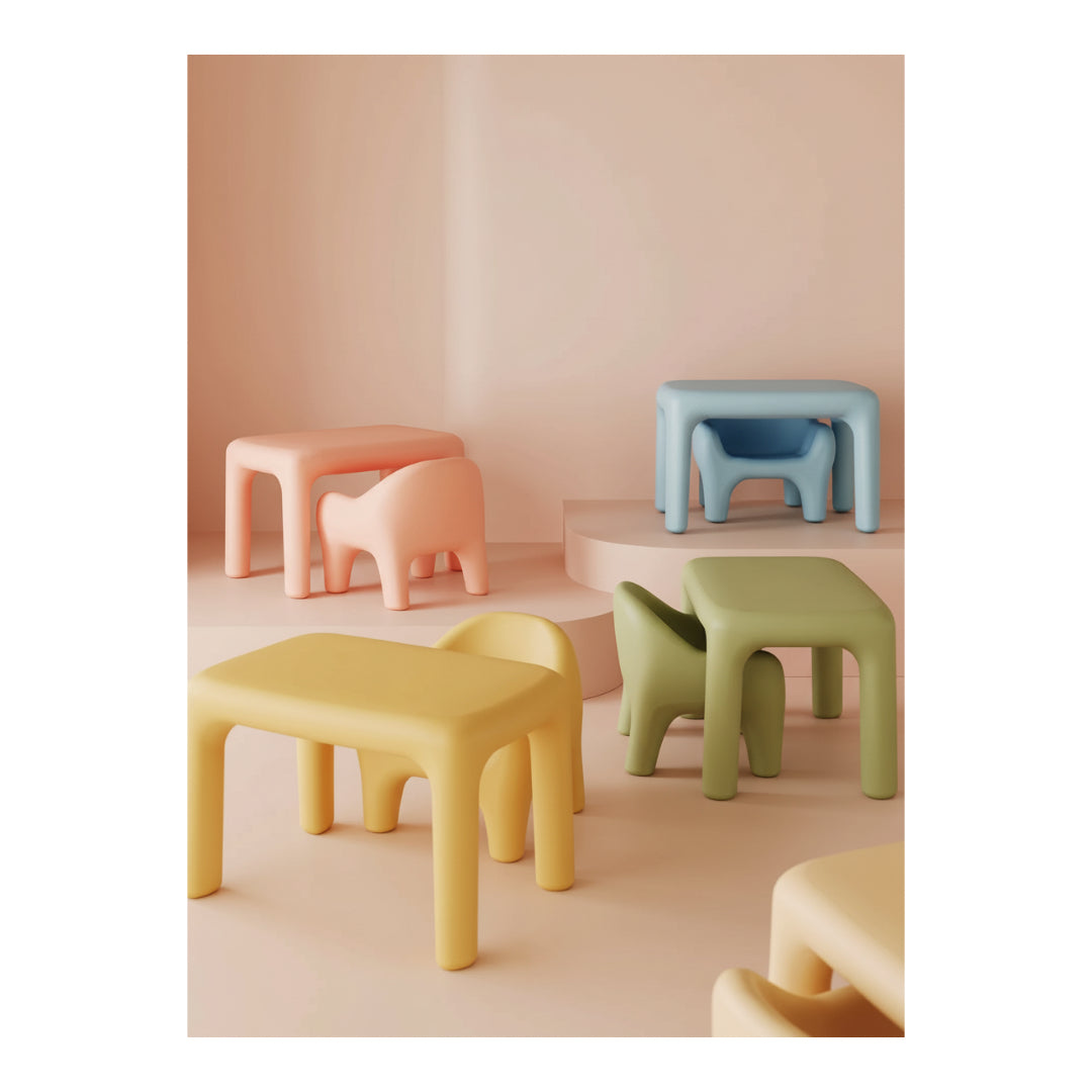 Kids Cartoon Step Stool Chair