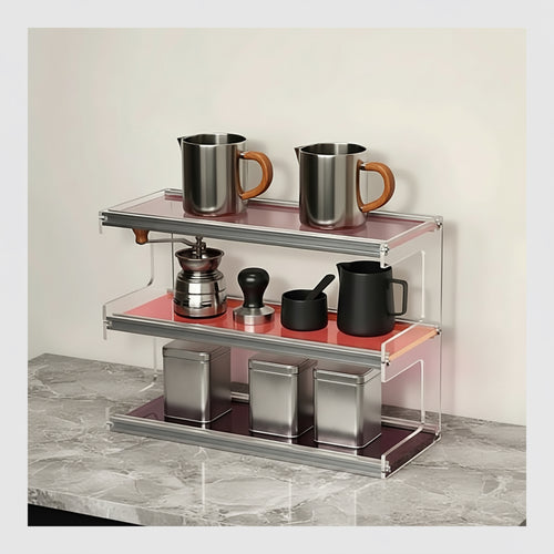 Acrylic Desktop Organizer Shelf