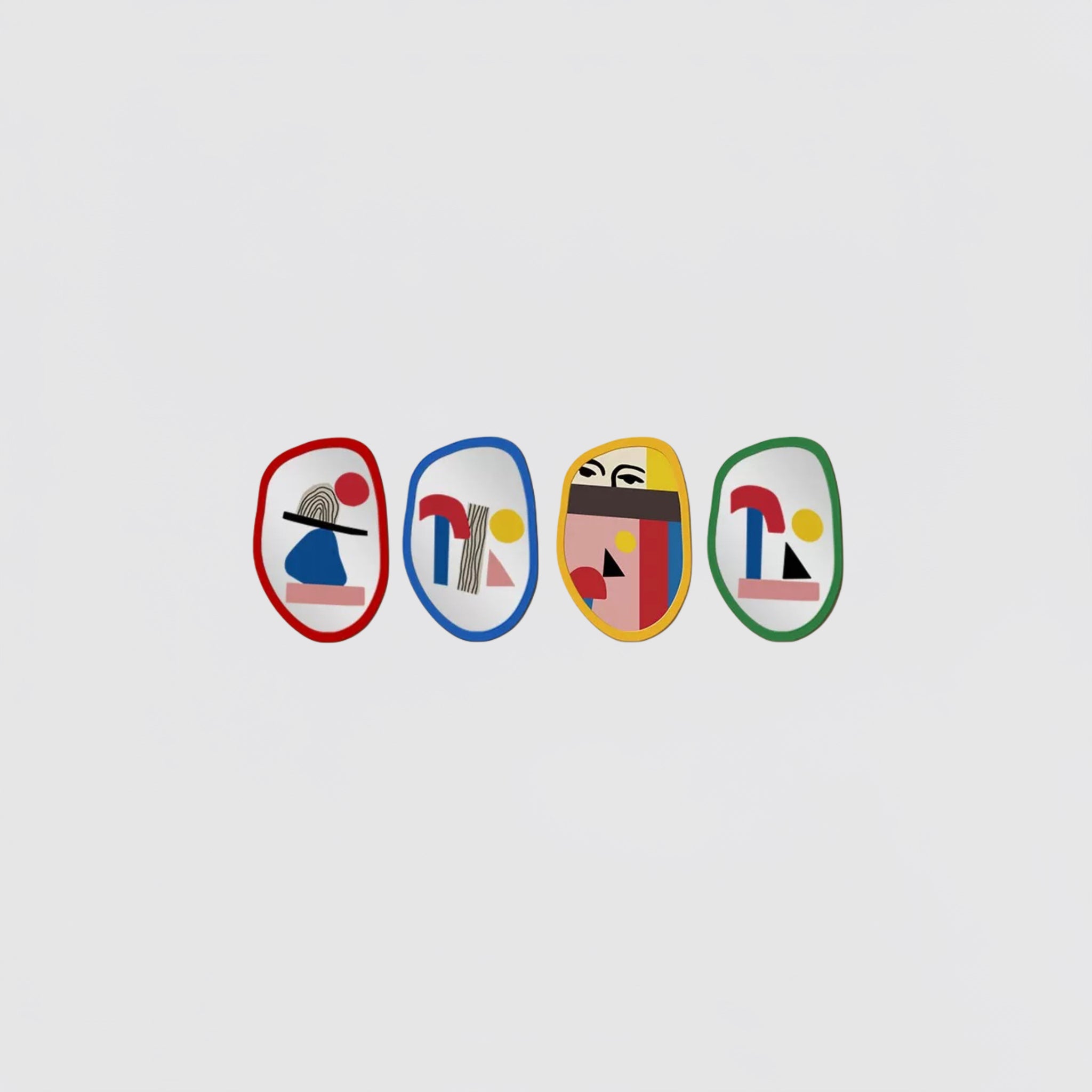 Abstract Mirror Wall Art