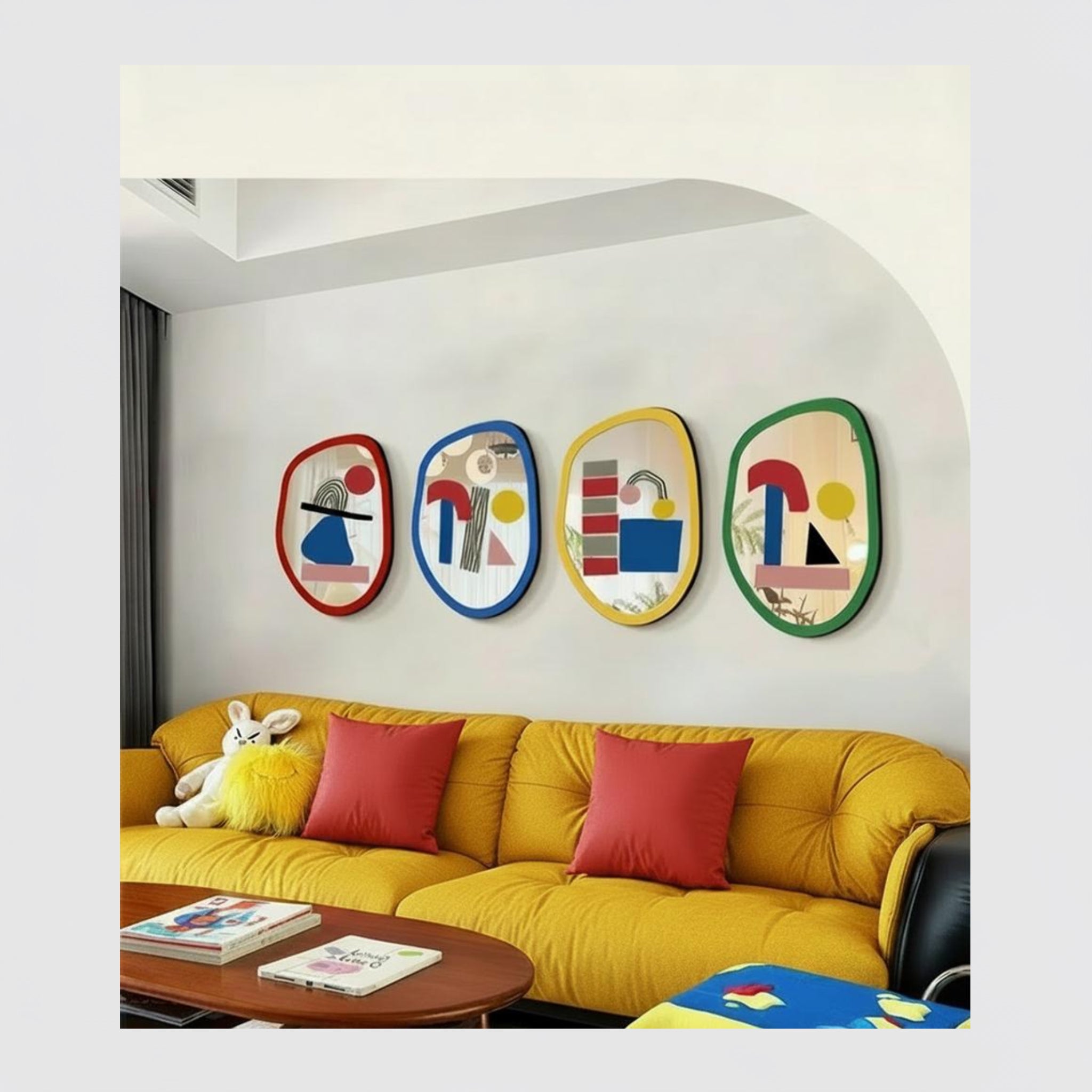 Abstract Mirror Wall Art