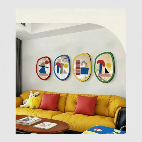 Abstract Mirror Wall Art